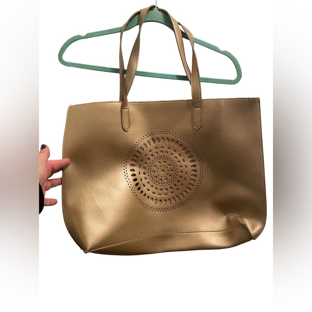 Gold Neiman Marcus Tote Bag